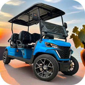 Rechargeable Outdoor Premium Custom Controller 4000W Lithium Wholesale Cheap 4 Seater Golf Cart - Product Image 3