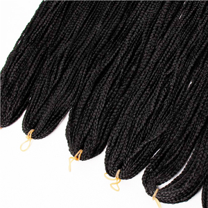 Synthetic Zizi <strong>Braids</strong> Hair Pure Black <strong>Pink</strong> Purple Box <strong>Braids</strong> Crochet <strong>Pink</strong> Hair Extension High Temperature Zizi Braiding Hair - Product Image 4