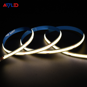 ไฟเส้น COB สีขาวธรรมชาติราคาประหยัด 24V12V 320Leds 8มม. งอได้ IP20 ไฟตกแต่งภายใน 6500K แถบไฟเส้นตรงเรียบเนียน - Product Image 1