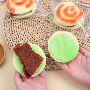 Juguete Sensorial Antiestrés de Hamburguesa China Divertida al por Mayor OEM/ODM, Juguete Blandito de Hamburguesa para Aliviar el Estrés Hecho de TPR, Pedido a Granel - Product Image 4