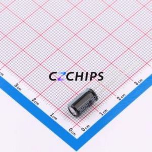 Condensateur électrolytique en aluminium à montage traversant 25YXJ220M6.3X11, D6.3xL11mm 220uF 20% 25V 400mA-100kHz - Product Image 2