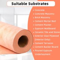 Membrane imperméable moderne en polyuréthane pour sous-couche de douche, bassin, piscine, salle de bain, sauna et hammam - Gris