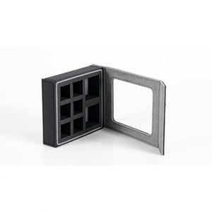 Boîte de rangement de luxe pour cartes de jeu avec logo personnalisé FX, fermeture magnétique, en PU, pour accessoires de jeu de cartes à collectionner - Product Image 2