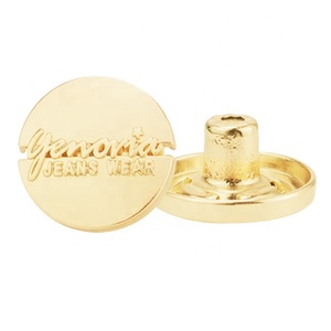Jinyi <strong>Button</strong> Factory Custom Classic Vintage Logo <strong>Design</strong> Metal <strong>Buttons</strong> Jeans <strong>Button</strong> and Rivets for Jacket - Product Image 5