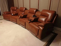 2026 Neuer Lieferant Bestseller Freizeit Verstellbarer Echtleder Elektrischer Privatkino-Liegesessel Heimkino-Sofa
