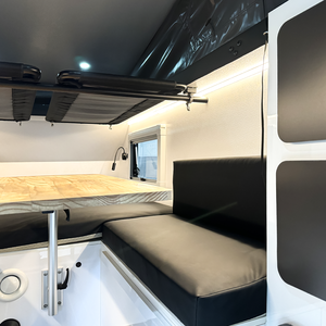Mini <span class=keywords><strong>caravane</strong></span> tout-terrain 4x4 légère et moderne, 4 saisons, avec salle de bain, espace de couchage et espace de loisirs - Product Image 6