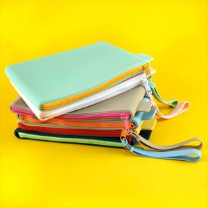 <b>Silicon</b> <b>Waterproof</b> Minimalist Simple File Package for Travel Business & Credit Cards - Product Image 1