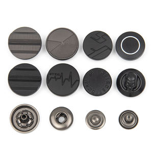 Botones a Presión de Aleación de Zinc de Cuatro Partes con Logotipo Personalizado para Ropa, Chaquetas y Bolsos - Product Image 6