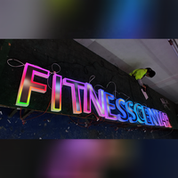 Produits Innovative 3d Signage Chine pour Health Club LED 10 Personnalisé Divers Modes Colorés pour Édition Gratuite 001 STARROAD