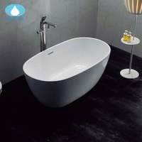 Baignoire autoportante de forme ovale