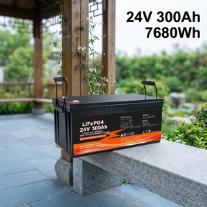 Baterai Lithium LiFePO4 24V 300Ah 200Ah 5-10Kwh untuk Sistem Tenaga Surya Cadangan Rumah, Garansi 10 Tahun - Product Image 1
