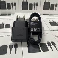 Chargeur USB C PD 25W d'origine en gros avec câble Type C 3A, prise en charge de la charge ultra rapide pour Samsung S24 Ultra