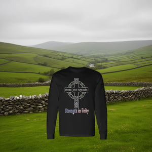 Camiseta de manga larga Celtic Cross Strength In Unity para aficionados irlandeses y estadounidenses - Product Image 3