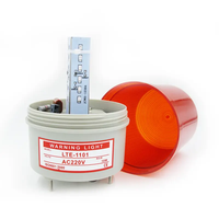 LTE-1101 220V/24V/12V lumière LED rotative avec alarme visuelle sonore avertissement de sécurité routière Flash lumière feux de circulation de sécurité routière