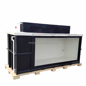 บ่อปลาขนาดใหญ่ ตู้ปลาไฟเบอร์กลาส FRP ขนาดสั่งทำได้ รูปทรงกลม/สี่เหลี่ยมผืนผ้า ผิวเคลือบเจล สำหรับปลาคาร์ฟ รับผลิตแบบ OEM - Product Image 4