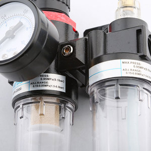 Séparateur huile-eau pneumatique Hycnc, filtre régulateur, compresseur, vanne de réduction de pression, raccord rapide en plastique, garantie 3 mois - Product Image 3