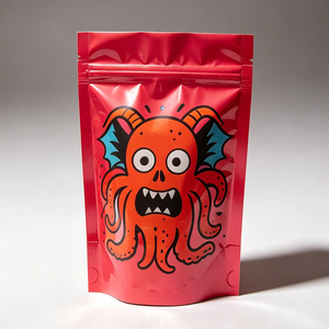 Customized printing 1g 3.5g 7g 28g 1oz polyester film bag soft touch holographic children's anti zipper polyester film bag - Product Image 6