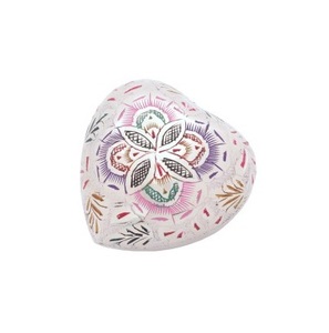 Meilleure vente de petite urne funéraire en forme de cœur métallique de haute qualité pour cendres humaines/fournitures funéraires - Product Image 4