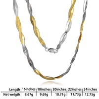 Bijoux TIANYIDA Collier chaîne serpent torsadé plaqué or 18 carats Collier en argent sterling 925 Bijoux fins personnalisés