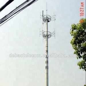 Điện Thoại Di Động 4G/5G Tháp Thép <span class=keywords><strong>BTS</strong></span> GSM Tháp Ống Đơn Cực Viễn Thông - Product Image 4