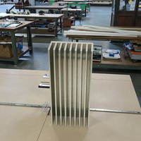 6000 série profilés en aluminium radiateur peigne dissipateur de chaleur et déshumidificateur radiateur traitement de coupe pulvérisation oxydation électrophorèse