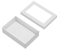Boîte en carton ondulé personnalisée pour cadeaux, bougies, pâtisseries, aliments pour bébés, pliable, à emporter, jetable, avec laminage mat