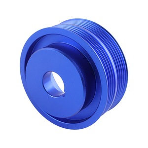 Aluminum V-Belt <b>Pulley</b> 99mm 6 Grooves For Subaru Impreza WRX Racing Car Parts - Product Image 2