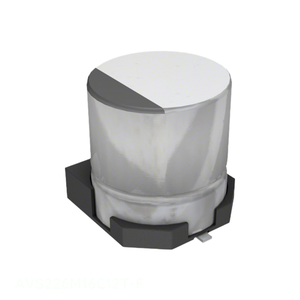 ตัวเก็บประจุแบบยึดพื้นผิวอลูมิเนียม22 uF 20% 16V SMD AVS226M16C12T-F 22 uF - Product Image 1