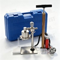 Prensa de filtro de presión media ZNS-2A, probador de pérdida de fluido de lodo 0.69MPa, analizador de fluido de perforación de acero inoxidable para laboratorio petrolero