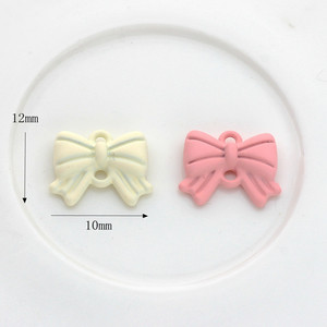 Vente chaude en alliage de zinc Bowknot Pendentifs 8 Couleurs Flatback Bow Dangle Charms pour la fabrication de bijoux à bricoler soi-même <span class=keywords><strong>Scrapbooking</strong></span> Artisanat - Product Image 3