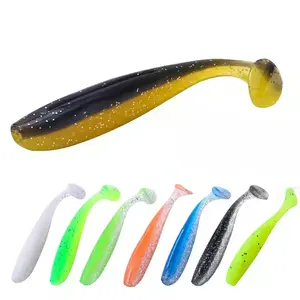 Byloo japanese 50pcs soft bait fishing lure 65mm frog fishing lure soft tube bait