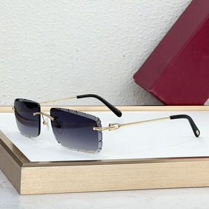Gafas de Sol de Lujo, Lentes Planas con Corte de Diamante de Alta Calidad, Gafas de Sol Deportivas de Moda para Exteriores, Gafas de Sol de Diseñador, Caja para Gafas de Sol - Product Image 1