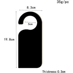 Tableau noir en bois bouton de porte cintres bricolage artisanat suspendu <span class=keywords><strong>avis</strong></span> signe pour la maison chambre étude salle décoration - Product Image 3