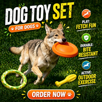 Disque volant pour chien en mousse EVA écologique de 21 cm, jouet à mâcher bidirectionnel, indestructible, amusant et anti-ennui, vente en gros usine