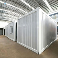 Maison modulaire préfabriquée économique en conteneur de 20 pieds, 2 chambres