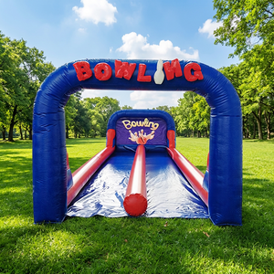 WINSUN Children Kids Inflatable <b>Bowling</b> Game PVC CE Certified Lead-Free Fireproof 200kg Capacity - Product Image 1