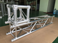 Structure de treillis en aluminium pour studio, prix des treillis de toiture préfabriqués en aluminium
