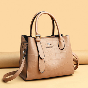 Bolso de mano de cuero de diseño de lujo, bolso de hombro de moda para mujer, bolso tipo cubo de cuero PU con asa superior - Product Image 3