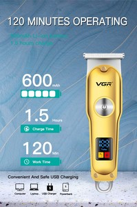 Tagliacapelli Professionale V-290, Trimmer per <span class=keywords><strong>Barba</strong></span> Ricaricabile, Macchina per Taglio <span class=keywords><strong>Capelli</strong></span> Senza Fili, Mini T-Blade Zero - Product Image 5