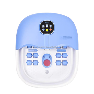 Có thể gập lại chân lưu vực spa tắm Massager máy với điều khiển từ xa bong bóng ánh sáng màu đỏ cho móng chân chân thư giãn Shiatsu Massage - Product Image 3