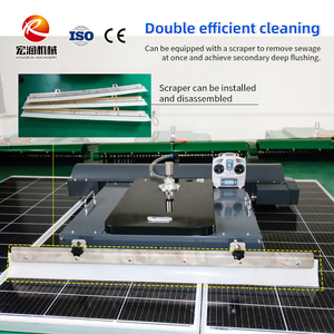 Robot <span class=keywords><strong>de</strong></span> <span class=keywords><strong>nettoyage</strong></span> photovoltaïque monté sur rail Nettoyeur automatique <span class=keywords><strong>de</strong></span> panneaux solaires pour les sites à grande échelle Fonctionnement sans eau Entretien intelligent - Product Image 5