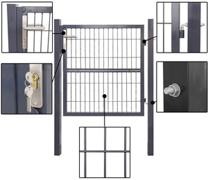 <span class=keywords><strong>Portes</strong></span> d'entrée de jardin moderne, avec colis ronds, en fer métallique, vente en gros, nouvelle collection 2020 - Product Image 6