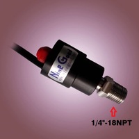 Interrupteur de contrôle de pression à réinitialisation manuelle pour climatiseur, modèle 212, 250VAC, 6A, contacts SPDT, pression maximale 1600 PSI, protection IP65