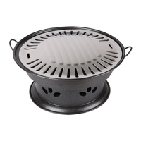 Pinnovo Commercial Barbecue à charbon de bois Table Top Charcoal Barbecue Four Salle à manger Table Carbone Four Japonais Nouveau Charcoal Grill