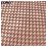 Rouleau de treillis métallique en cuivre rouge pur à 99,9 %, maille 200, 75 microns, pour blindage EMI RF de cage de Faraday avec service de soudage