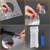 En stock : Coussin gonflable à colonnes d'air, sacs à bulles en plastique pour l'emballage et la protection des bouteilles de vin lors de l'expédition