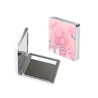 Palette de fards à paupières rectangulaire vide, boîte en plastique transparente, emballage en matériaux recyclés, logo personnalisé, étui compact pour poudre