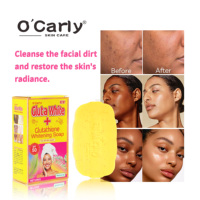 Savon Bio Nettoyant, Éclaircissant, Exfoliant, Hydratant et Protecteur Solaire au Glutathion et Vitamine E, 250g, pour Tous Types de Peau, Corps