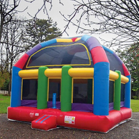 Dôme gonflable coloré de qualité commerciale en PVC, château gonflable pour enfants, idéal pour les fêtes en plein air, les événements et la location.