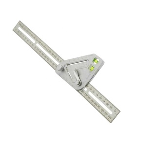 Inglete para construcción de marcos, herramientas de carpintero, regla triangular para carpintería, Regla de medición cuadrada de velocidad de acero - Product Image 5